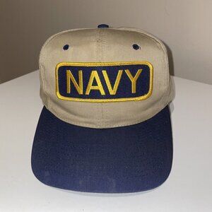 VINTAGE Nissun US NAVY Cap/Hat Snap Back Adjustable Hat One Size
